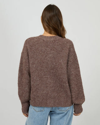SILENT THEORY - BONNI KNIT CARDIGAN - Cherry