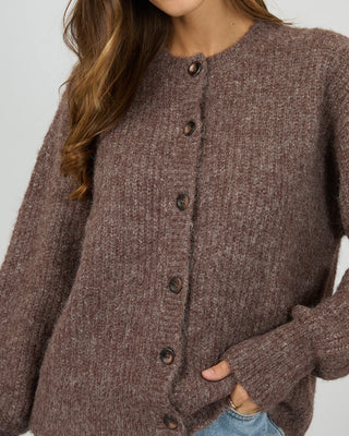 SILENT THEORY - BONNI KNIT CARDIGAN - Cherry