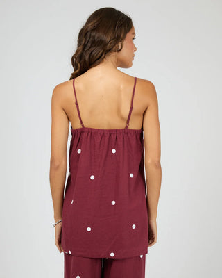 SILENT THEORY - BORDEAUX TUNI TOP - Cherry