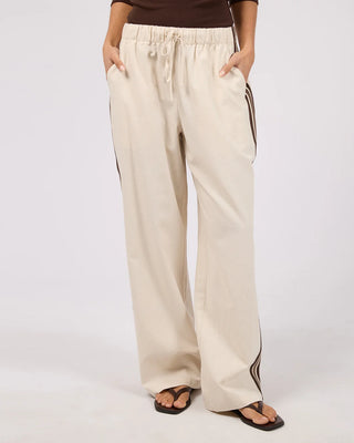 SILENT THEORY - SLOANE TRIM PANT - Natural