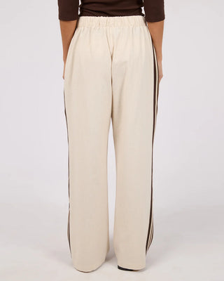 SILENT THEORY - SLOANE TRIM PANT - Natural