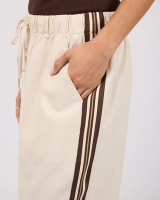 SILENT THEORY - SLOANE TRIM PANT - Natural