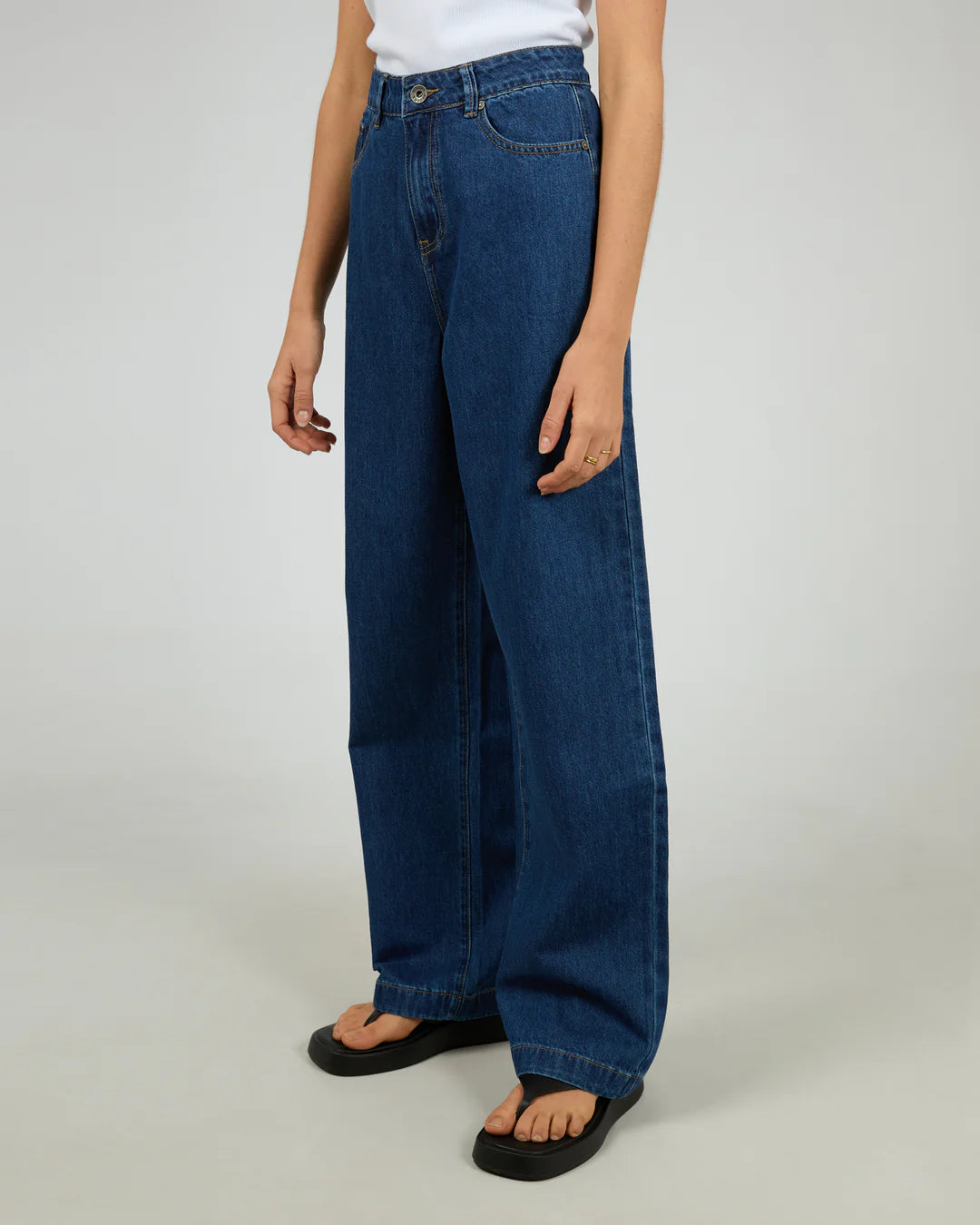 SILENT THEORY ASTER PANT - Dark Blue