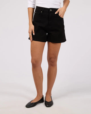 SILENT THEORY - KYIA SHORT - Washed Black