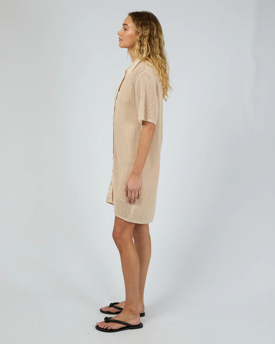 SILENT THEORY Sadie Shirt Dress - Natural