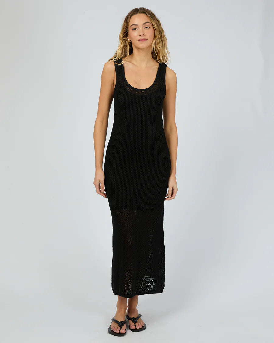 SILENT THEORY SADIE MAXI DRESS - BLACK