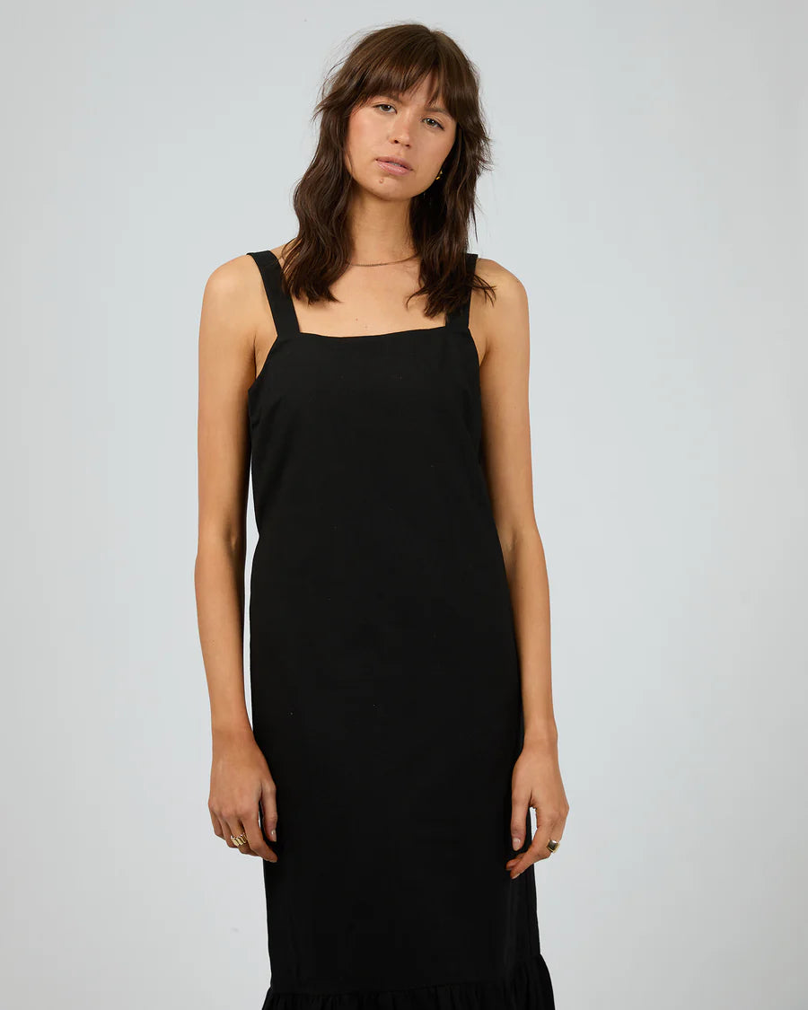 SILENT THEORY WILLA MAXI DRESS - BLACK