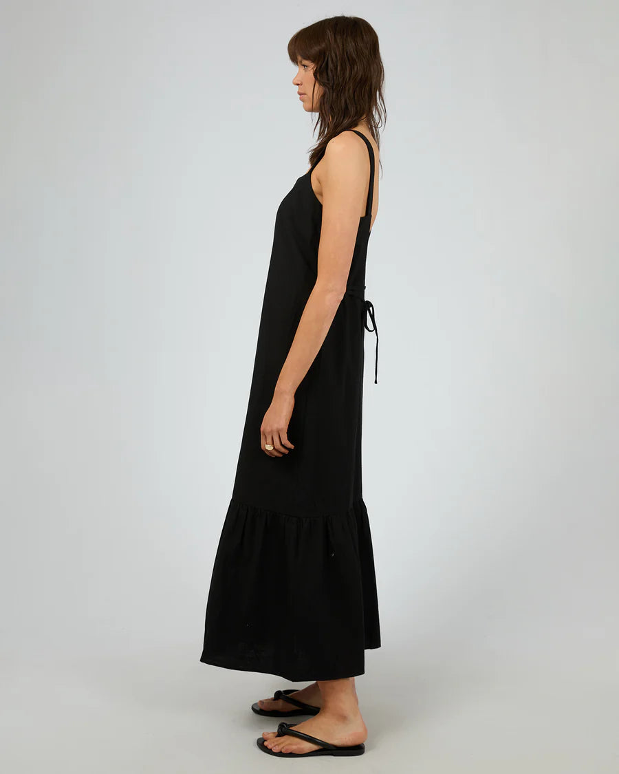 SILENT THEORY WILLA MAXI DRESS - BLACK