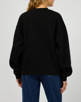 SILENT THEORY LOGO CREW - BLACK