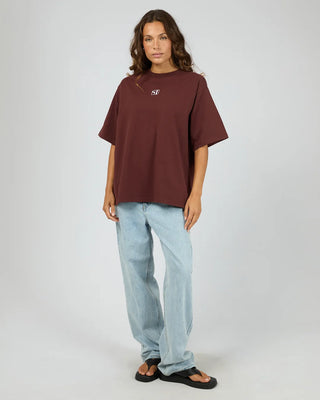 SILENT THEORY - SILENT LUXE TEE - Cherry