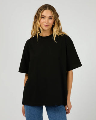 SILENT THEORY - CORE OVERSIZED TEE - Black