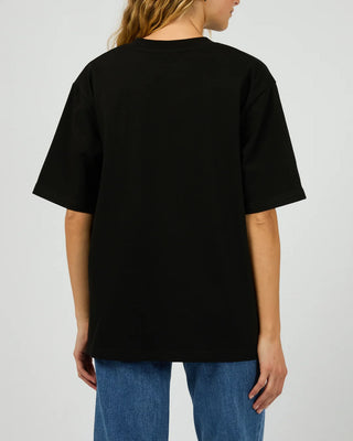 SILENT THEORY - CORE OVERSIZED TEE - Black