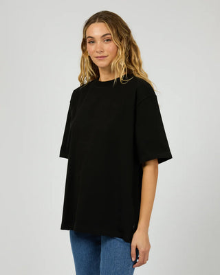 SILENT THEORY - CORE OVERSIZED TEE - Black