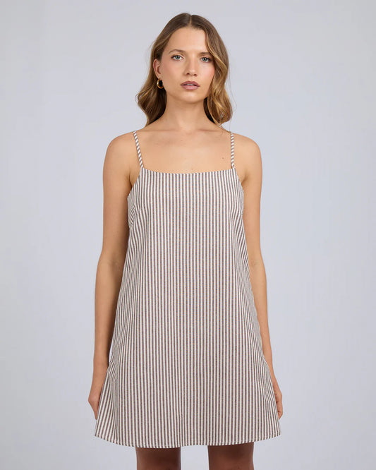 SILENT THEORY SUNDAY MINI DRESS - Chocolate