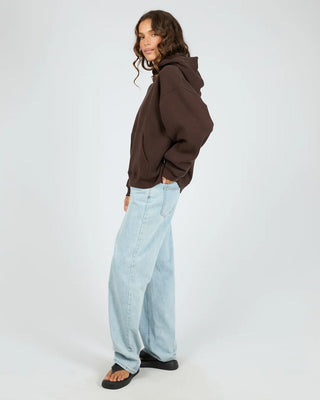 SILENT THEORY - SILENT LUXE HOODIE - Chocolate