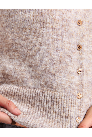 FOXWOOD FERNIE BUTTON KNIT - Oat