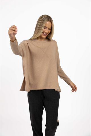 HUMIDITY - GRANDE SWEATER - Latte