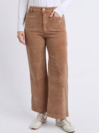 FOXWOOD - HENRIETTA CORD PANT - Toasted Coconut