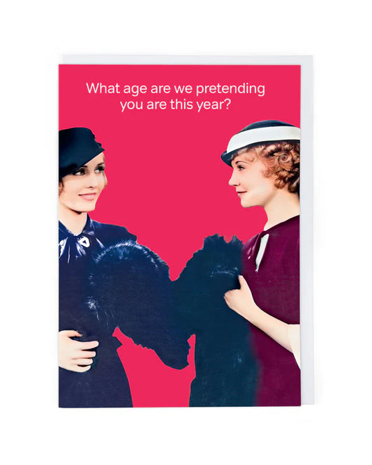 CATH TATE CARDS -Age we are pretending to be