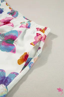 PRICKLE & POLLY Satin Butterfly PJ Set