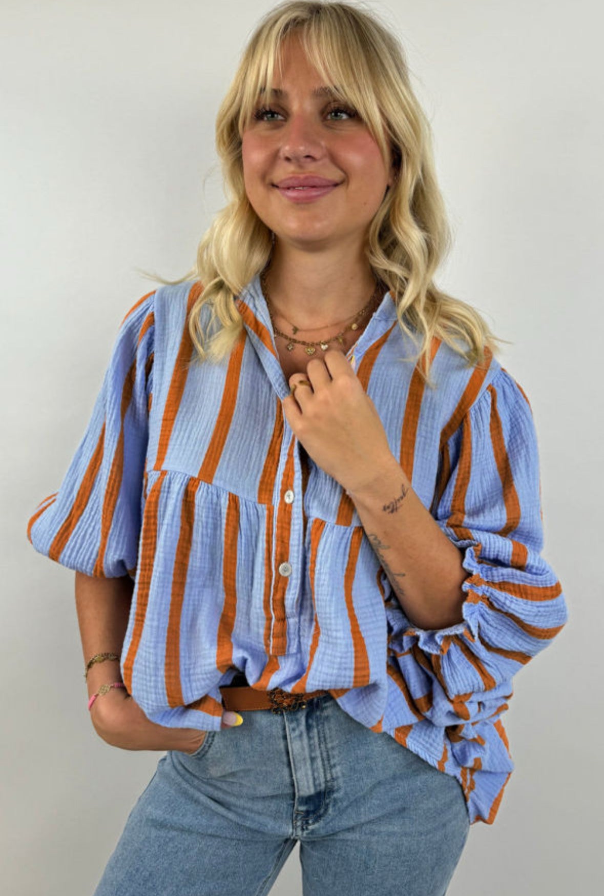 PRICKLE & POLLY - Candy Top - blue