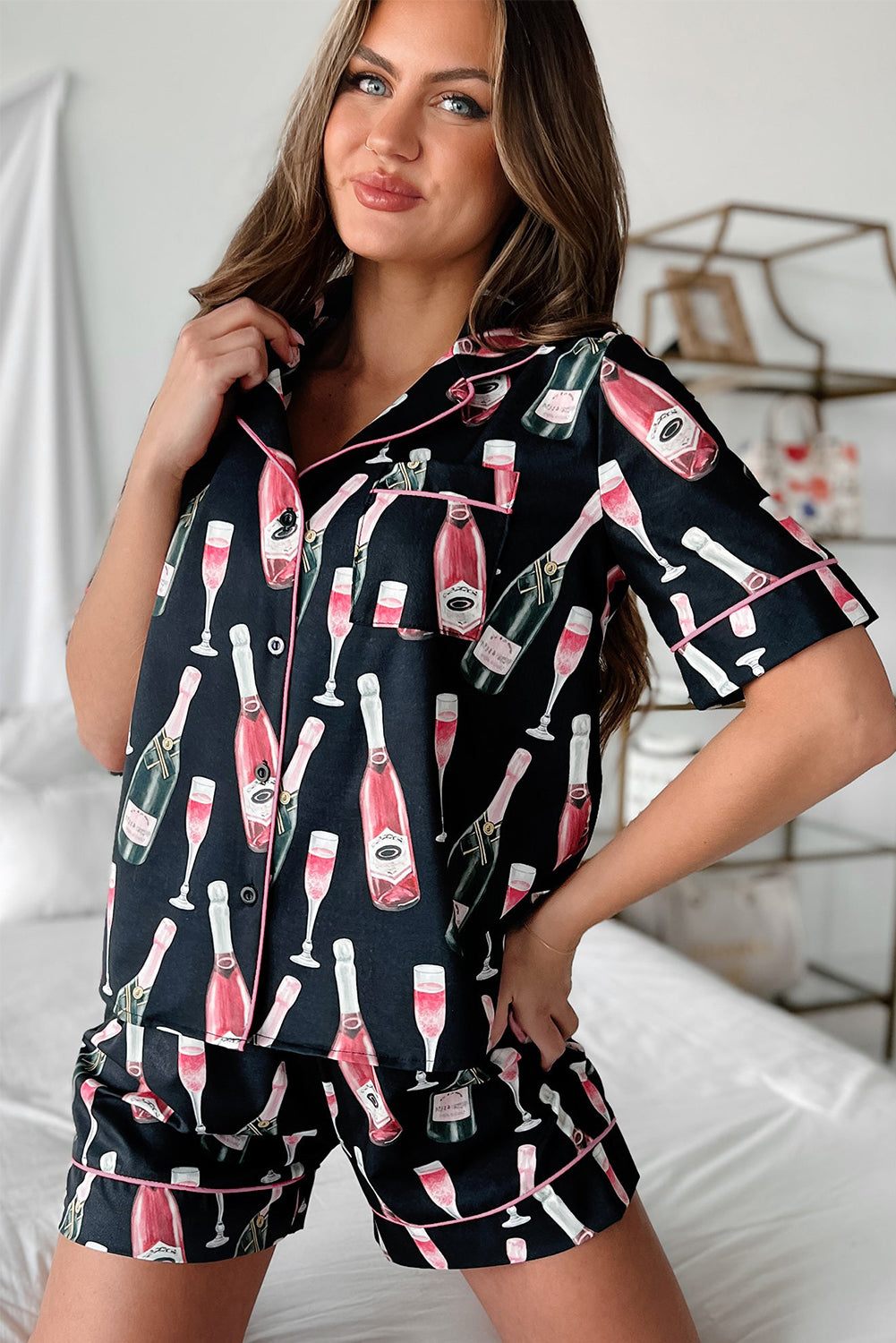 PRICKLE & POLLY Satin Champagne Pjs