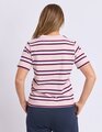 FOXWOOD - PURE STRIPE TEE - Bellerina Pink