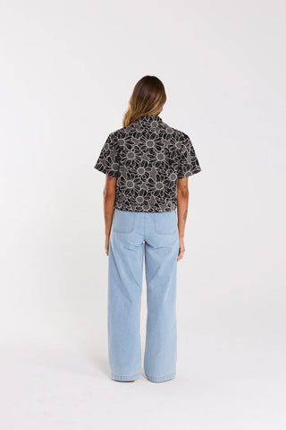 THING THING - Zephrya Top - Black Daisy