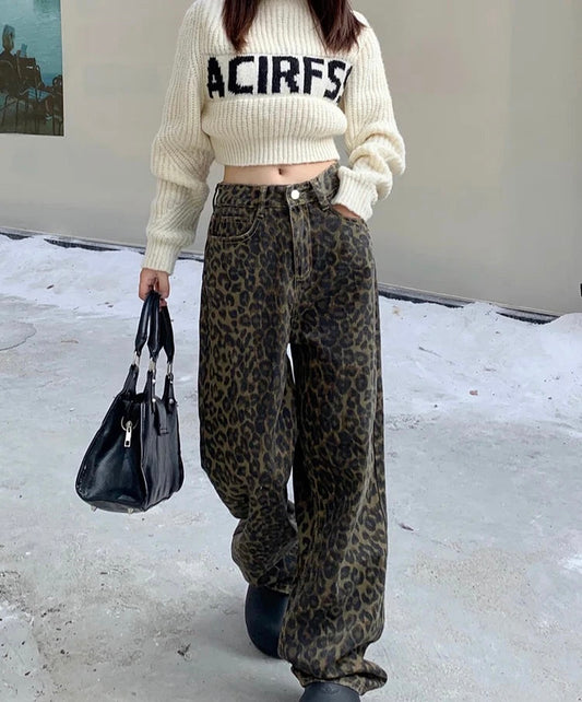 PRICKLE & POLLY Leopard jeans