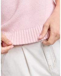 FOXWOOD - BLAIR SHORT SLEEVE KNIT - Light Pink