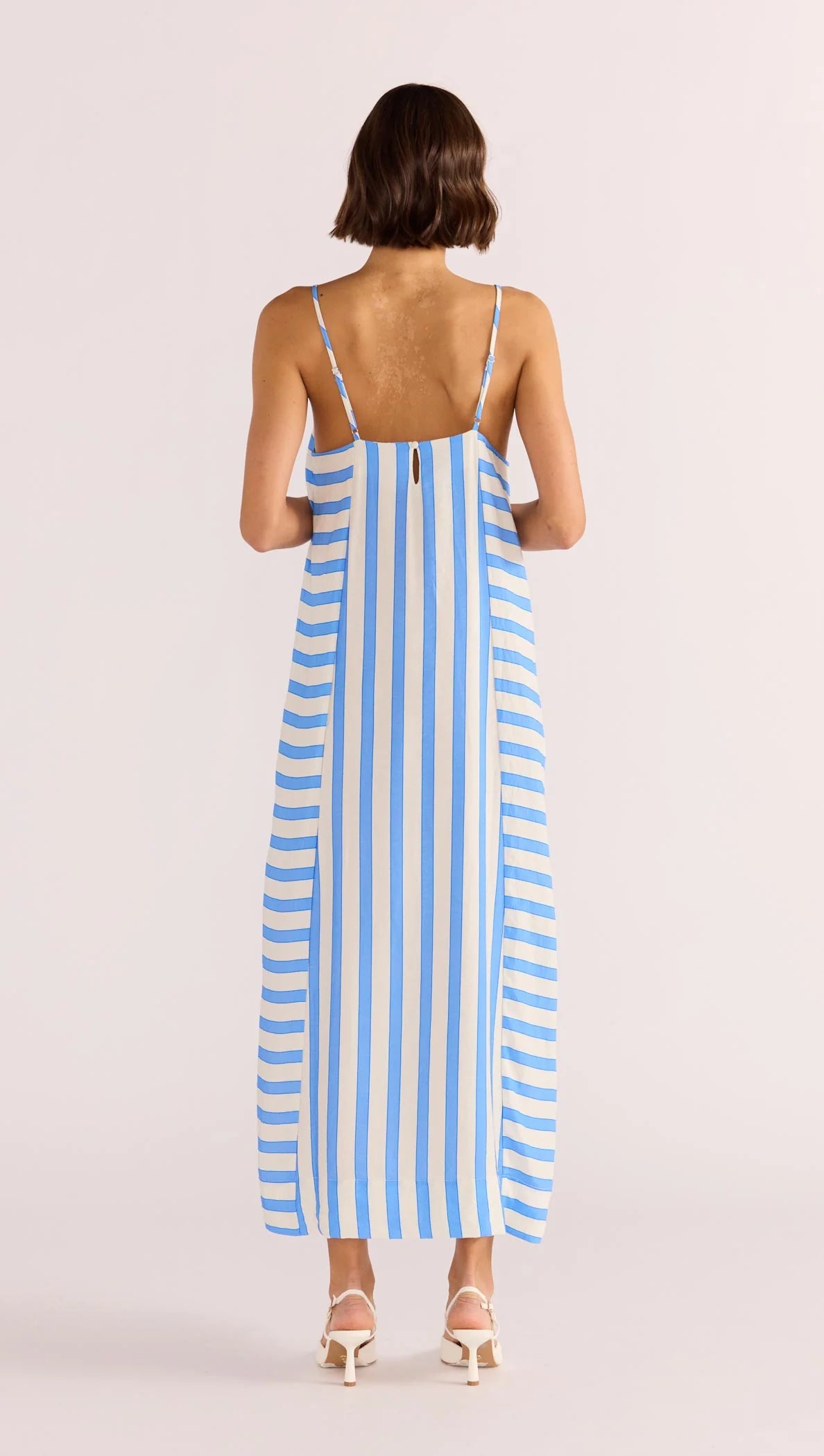 MINKPINK NIMUE MIDI DRESS - BLUE STRIPE