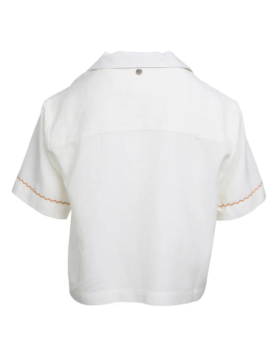 EVE GIRL SUNRAYS SHIRT - Vintage White