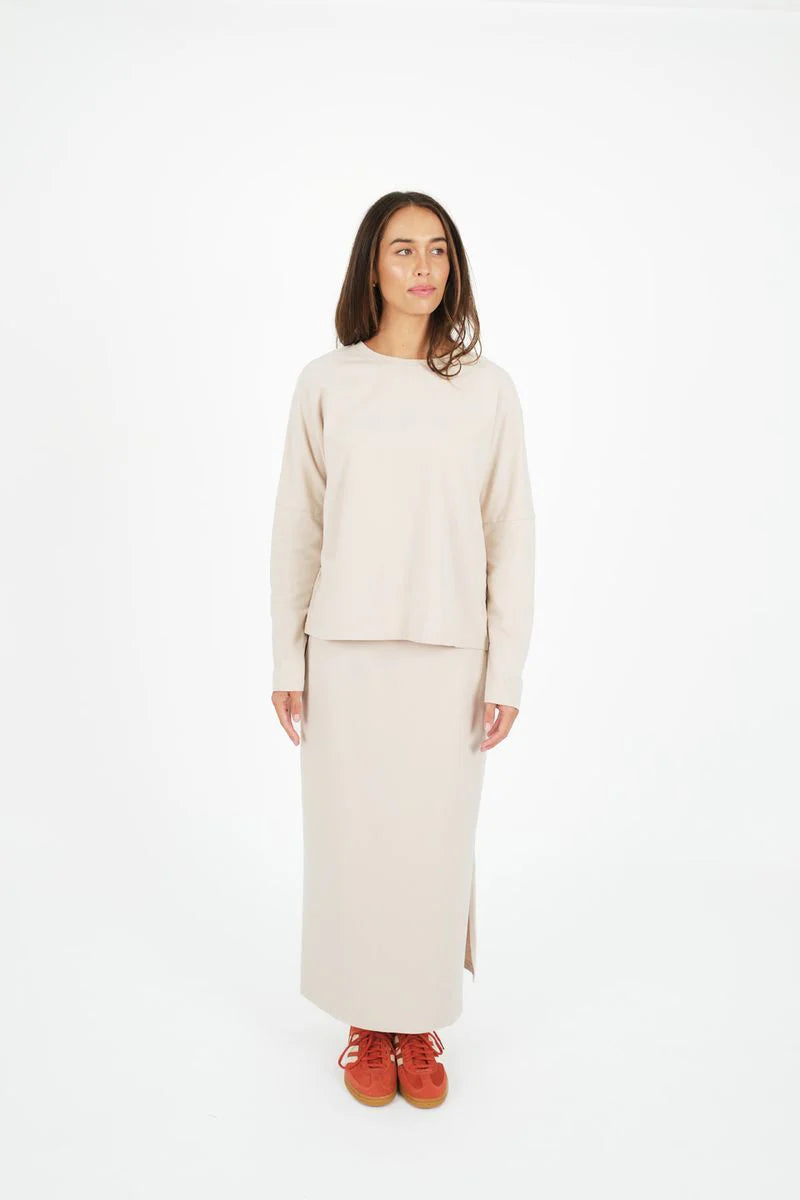 TITCHIE BANTER SKIRT - Stone