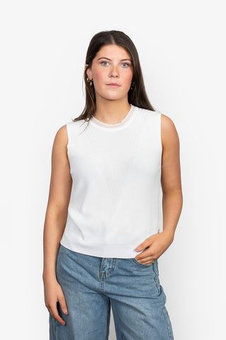 ANTLER  - MUSE TOP - White