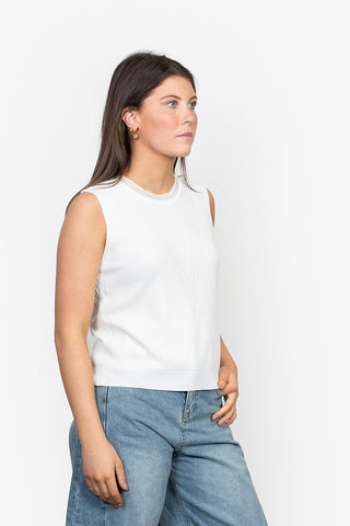 ANTLER  - MUSE TOP - White