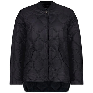 MOKE TALEI QUILT BOMBER JACKET - Black