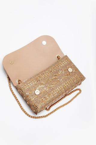 ANTLER BAG - CHAMPAGNE CLUTCH