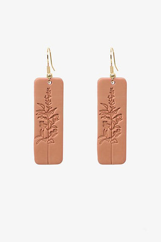 ANTLER EARRINGS  - Boquet Earring | Terracotta