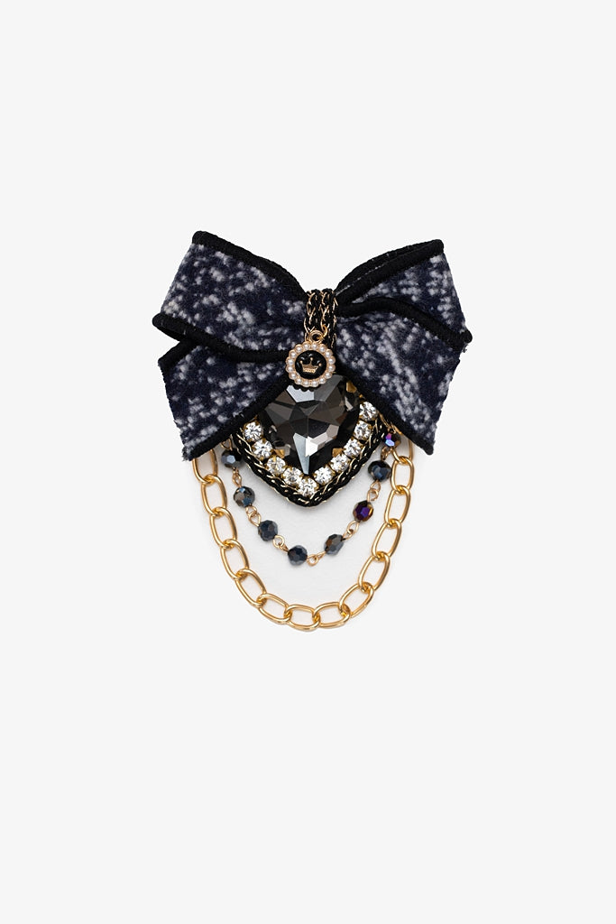 ANTLER BROOCH / CLIP - Mystic Jewel & Chain