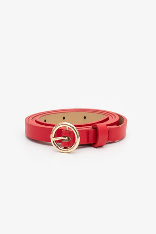 ANTLER BELT - RED