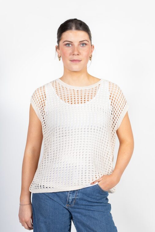ANTLER CHELSEA VEST - Vanill Gold O/S