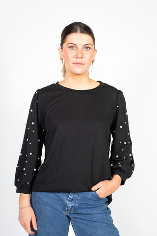 ANTLER KNIT MIDNIGHT SWEATER
