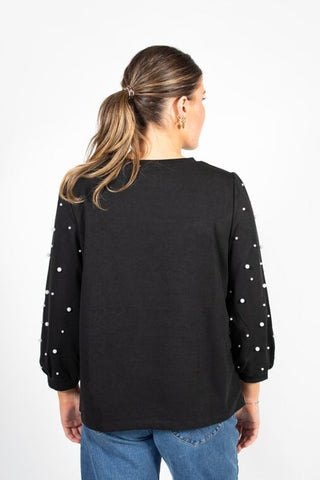 ANTLER KNIT MIDNIGHT SWEATER