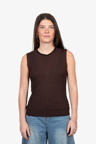 ANTLER  - MUSE TOP - Chocolate