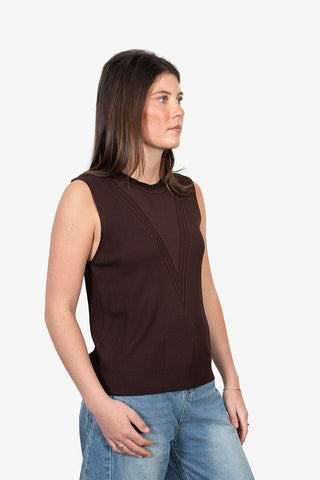 ANTLER  - MUSE TOP - Chocolate
