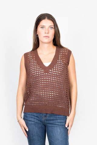 ANTLER CHARLIE VEST - Raisin