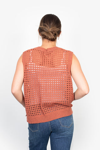 ANTLER CHARLIE VEST - Rosewood