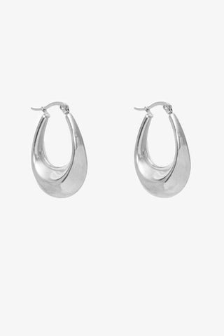 ANTLER EARRINGS  - Demi Hoop | Silver