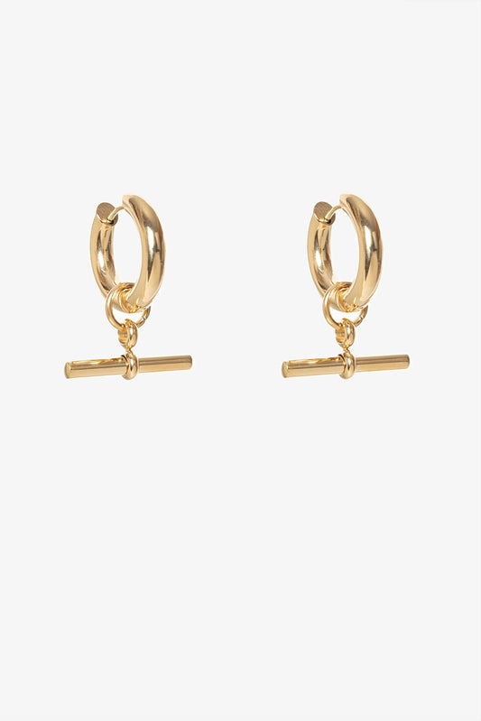 ANTLER EARRINGS  - FOB - Gold