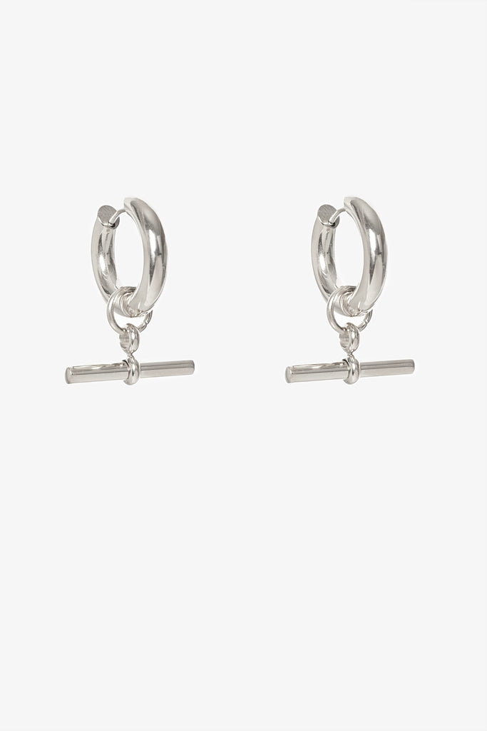 ANTLER EARRINGS  - FOB - Silver